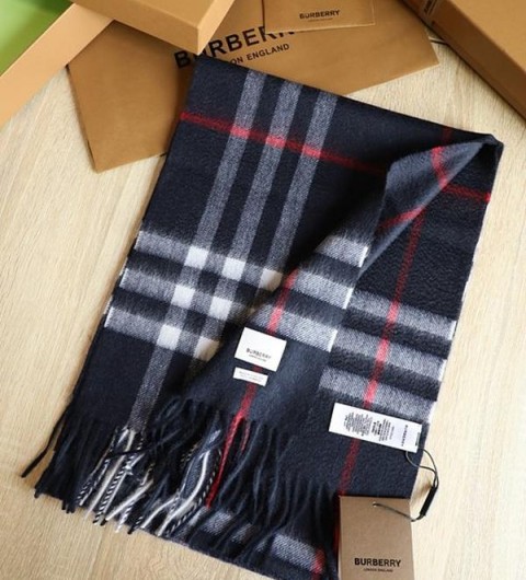 레플리카 버버리 캐시미어 체크 머플러