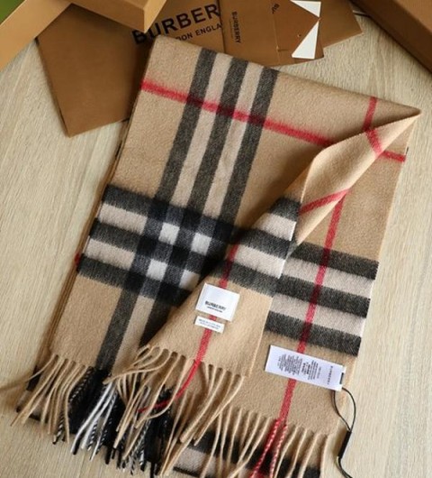 레플리카 버버리 캐시미어 체크 머플러