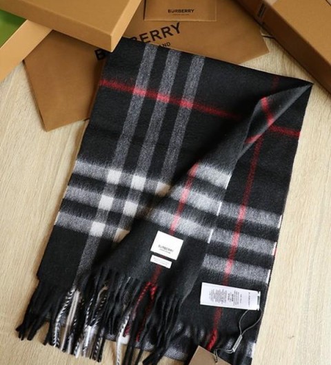 레플리카 버버리 캐시미어 체크 머플러