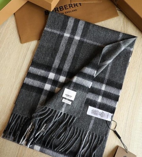 레플리카 버버리 캐시미어 체크 머플러