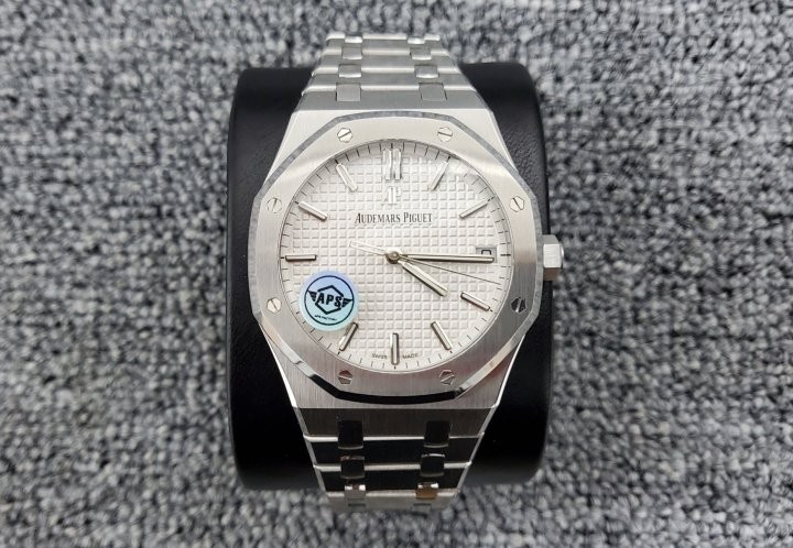 오데마피게 15500ST 로얄오크 점보 화이트 41MM 굿즈팩토리