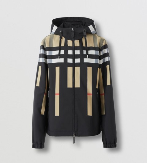 레플리카 버버리 체크 나일론 후드 자켓 CMD팩토리