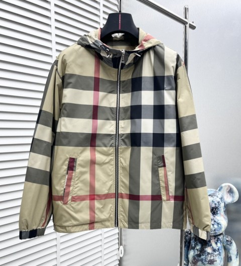 레플리카 버버리 빅체크 후드 바람막이 자켓 CMD팩토리