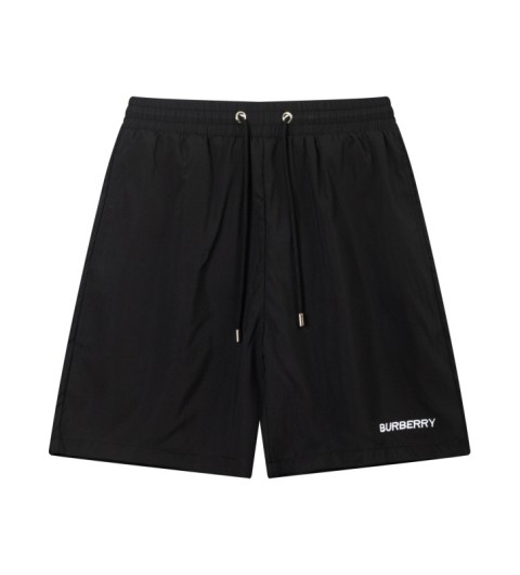 레플리카 버버리 레터링 비치 팬츠 블랙 반바지 CMD팩토리