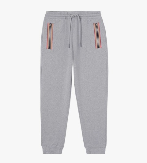 레플리카 버버리 아이콘 스트라이프 디테일 코튼 조깅 팬츠 CMD팩토리