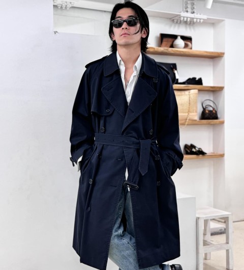 레플리카 버버리 트렌치 코트 네이비 WIN팩토리