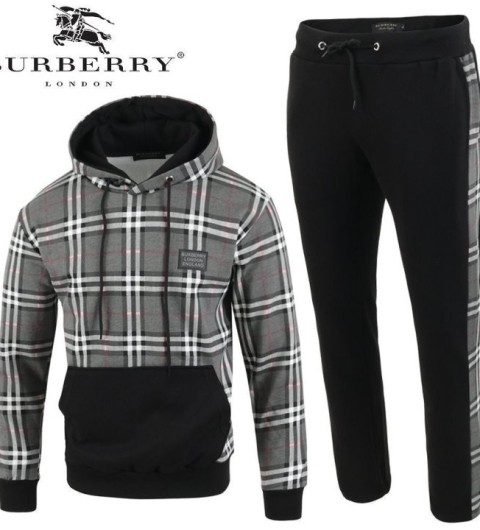 레플리카 버버리 체크 후드 트레이닝 세트 WIN팩토리