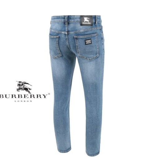 레플리카 버버리 런던패치 가죽레더 워싱 슬림핏 청바지 WIN팩토리