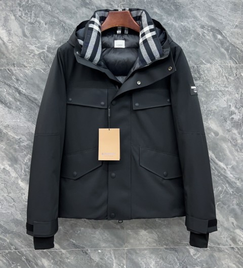 레플리카 버버리 디테처블 슬리브 후드 퍼퍼 VOELD 자켓 블랙 TOP팩토리