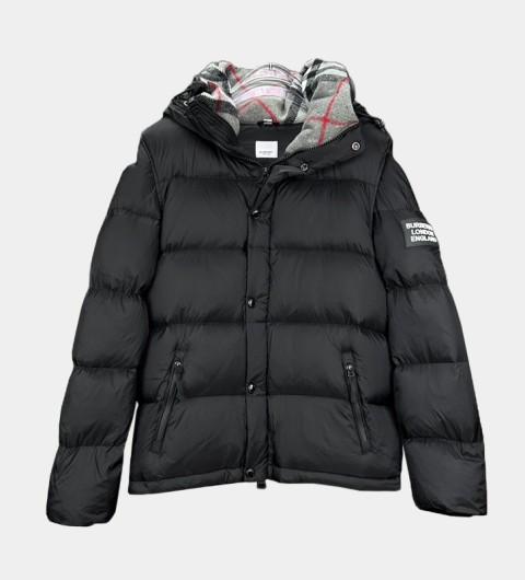 레플리카 버버리 Lockwell 락웰 디테처블 패딩 자켓 블랙 KK팩토리