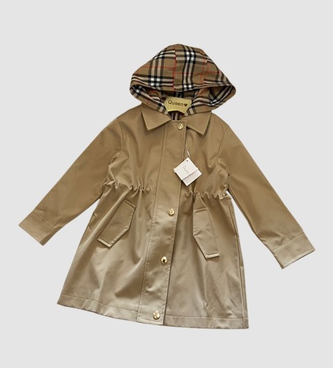 레플리카 버버리 키즈 후드 트렌치 자켓 CMD팩토리