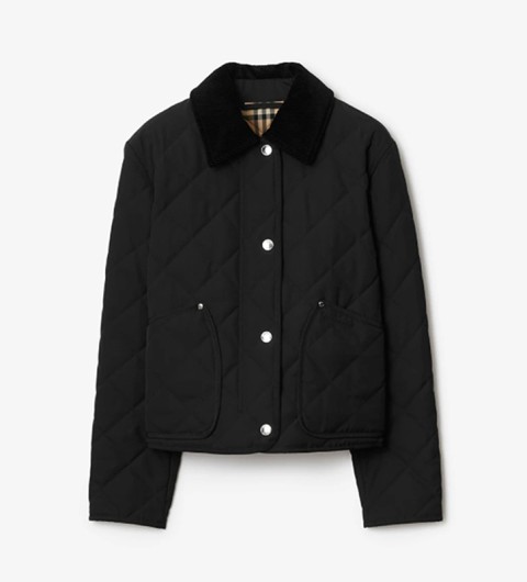 레플리카 버버리 여성 크롭 퀼팅 재킷 CMD팩토리