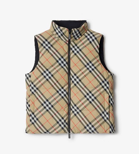 레플리카 버버리 리버시블 체크 나일론 퍼퍼 질레 패딩 CMD팩토리