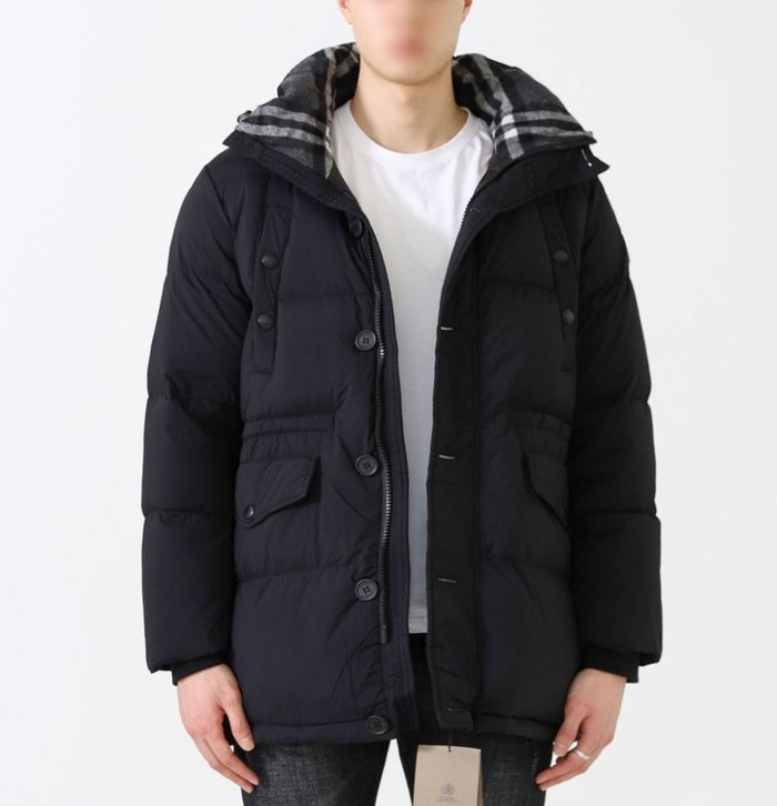 버버리 락우드 덕다운 하프 롱 패딩 자켓 TOP팩토리