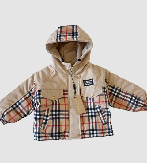 레플리카 버버리 키즈 체크후드 자켓 CMD팩토리