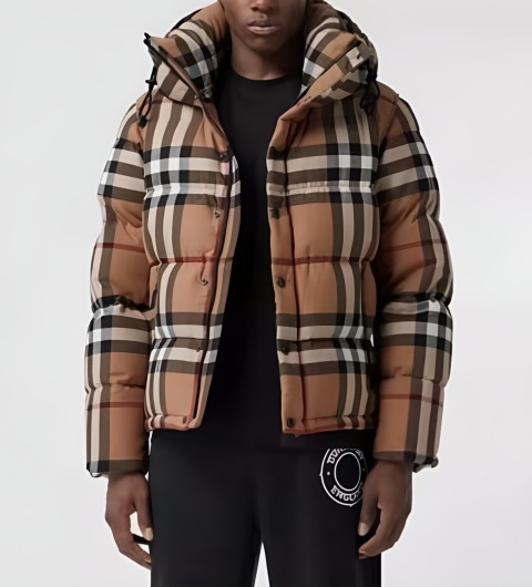 레플리카 버버리 Lockwell 락웰 디테처블 투웨이 패딩 자켓 체크 TOP팩토리