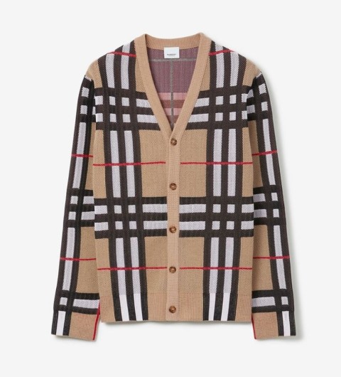 레플리카 버버리 체크 테크니컬 코튼 가디건 VAL팩토리