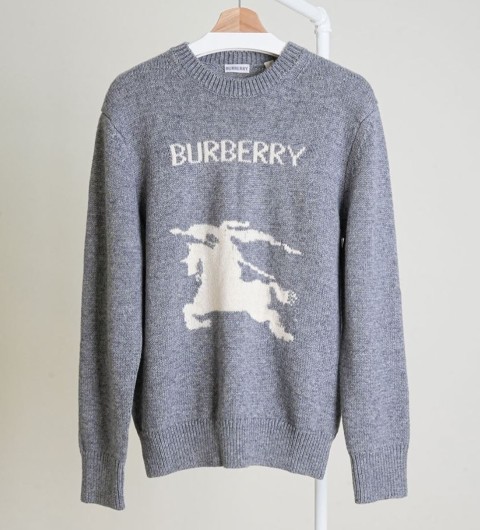 레플리카 버버리 EKD 자카드 울 퓨어 캐시미어 니트 풀오버 WIN팩토리