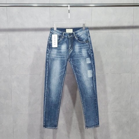 레플리카 구찌 라이트데님 허니비 데님 팬츠 AT팩토리