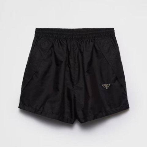 레플리카 프라다 삼각 로고 패치 리나일론 쇼츠 반바지 VAL팩토리