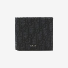 레플리카 디올 오블리크 블랙 반지갑 DM팩토리