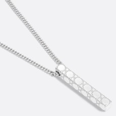 레플리카 디올 실버 피니시 브라스 까나쥬 펜던트 목걸이 QB팩토리