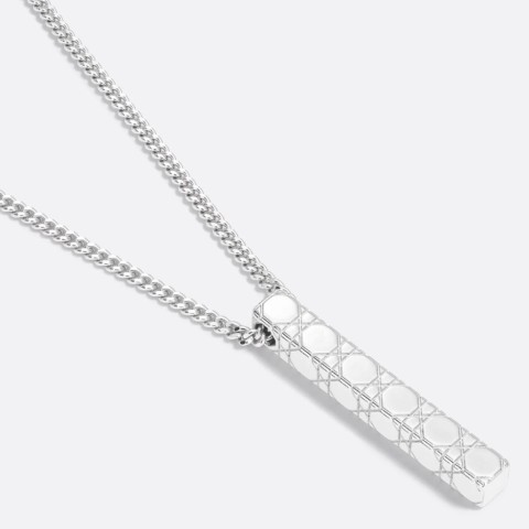 레플리카 디올 실버 피니시 브라스 까나쥬 펜던트 목걸이 QB팩토리