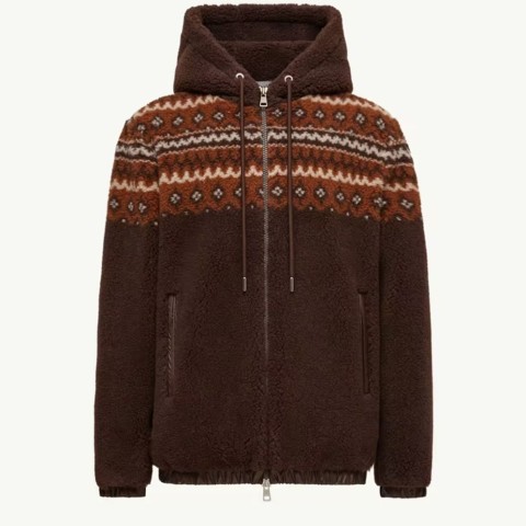 레플리카 몽클레어 지오메트리 자카드 울 후디 플리스 자켓 VAL팩토리