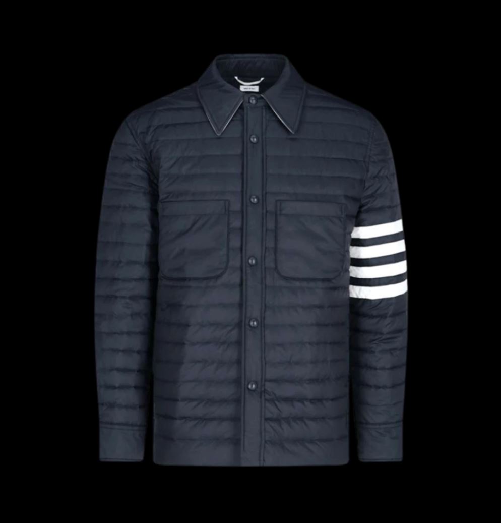 톰브라운 사선 다운 셔츠 자켓 VAL팩토리