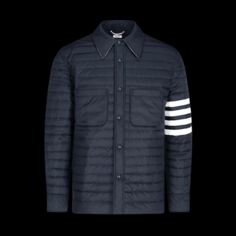 레플리카 톰브라운 사선 다운 셔츠 자켓 VAL팩토리