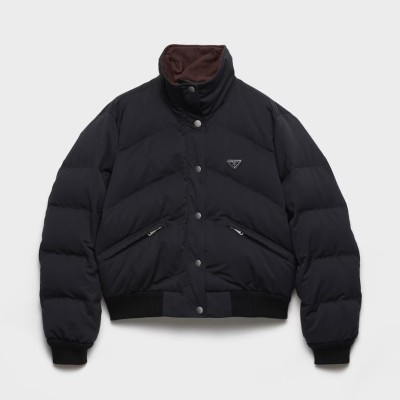 레플리카 프라다 크롭 컴팩트 포플린 다운 자켓 VAL팩토리