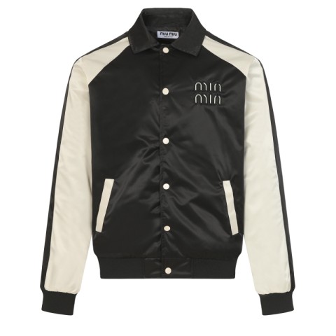 레플리카 미우미우 배색 나일론 카라 자켓 CMD팩토리