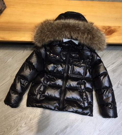 레플리카 몽클레어 키즈 퍼후드 포켓 유광 패딩 CMD팩토리