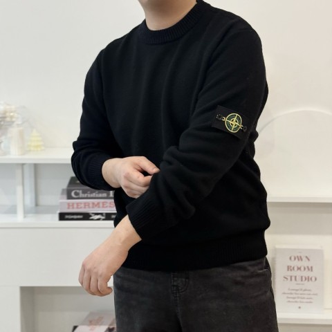 레플리카 스톤아일랜드 리브 라운드 니트  TW팩토리