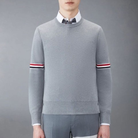 레플리카 톰브라운 밀라노 암밴드 라운드 니트 AT팩토리