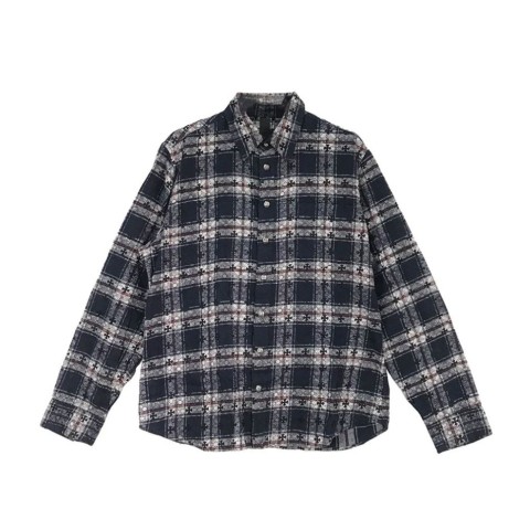 레플리카 크롬하츠 모노그램 크로스 패치 플란넬 셔츠 TOP팩토리