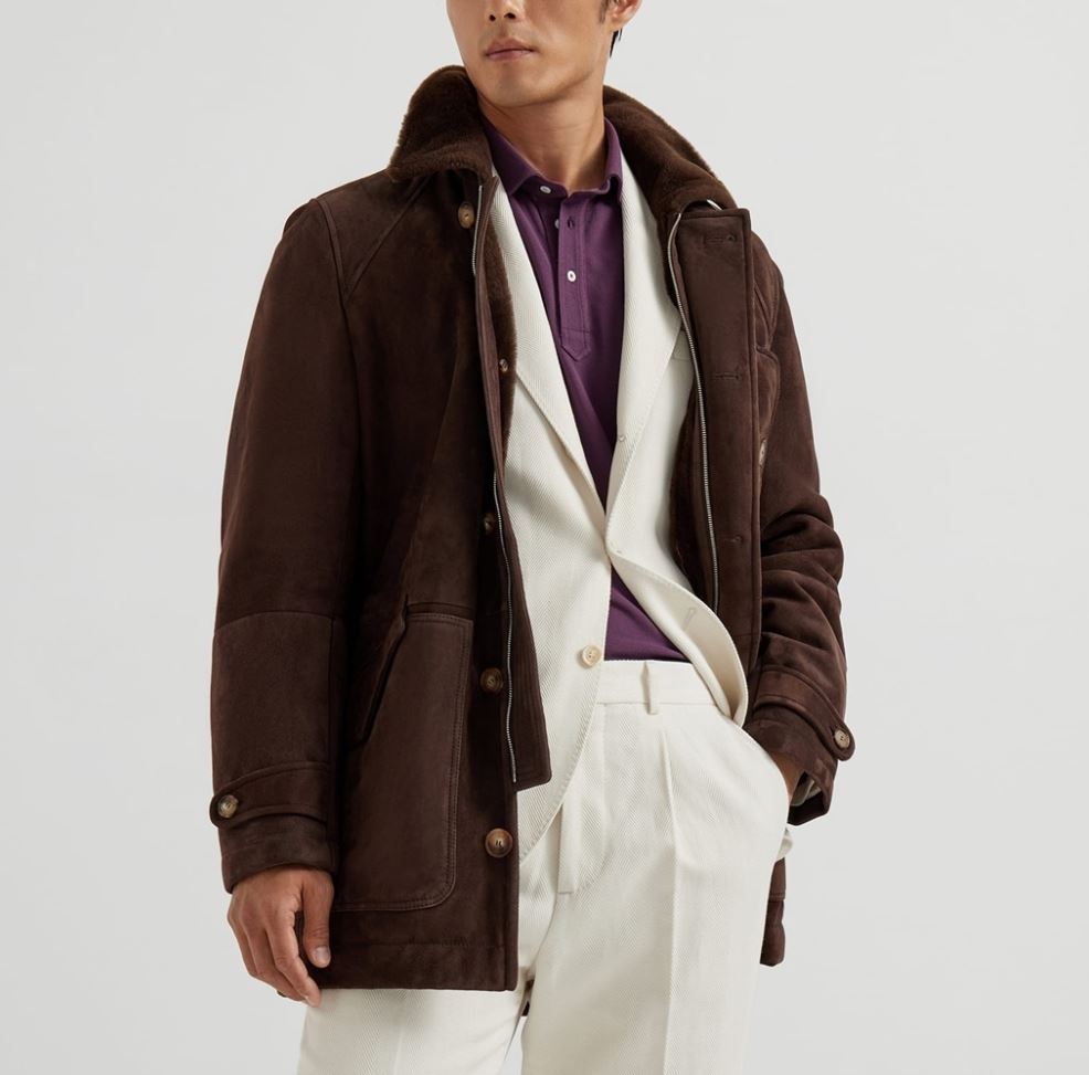 브루넬로 쿠치넬리 시어링 코트 TOP팩토리