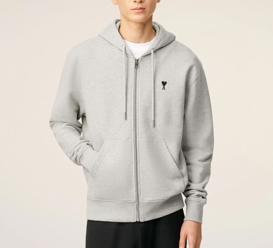 아미 드 꾀흐 코튼 지퍼 후드티 TOP팩토리