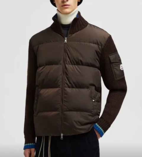 레플리카 몽클레어 퀄팅 울 패딩 지퍼 가디건 TOP팩토리