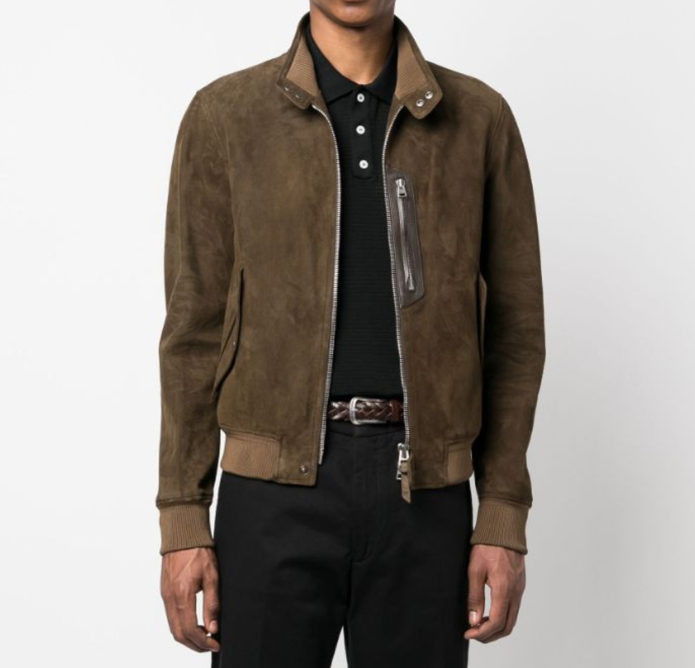 톰포드 스웨이드 헤링본 자켓 BLACK팩토리