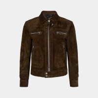 레플리카 톰포드 스웨이드 포 포켓 블루종 자켓 다크 올리브 BLACK팩토리