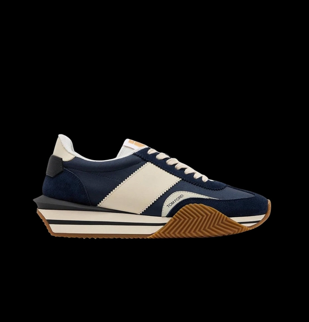 톰포드 제임스 스웨이드 스니커즈 네이비 H12팩토리