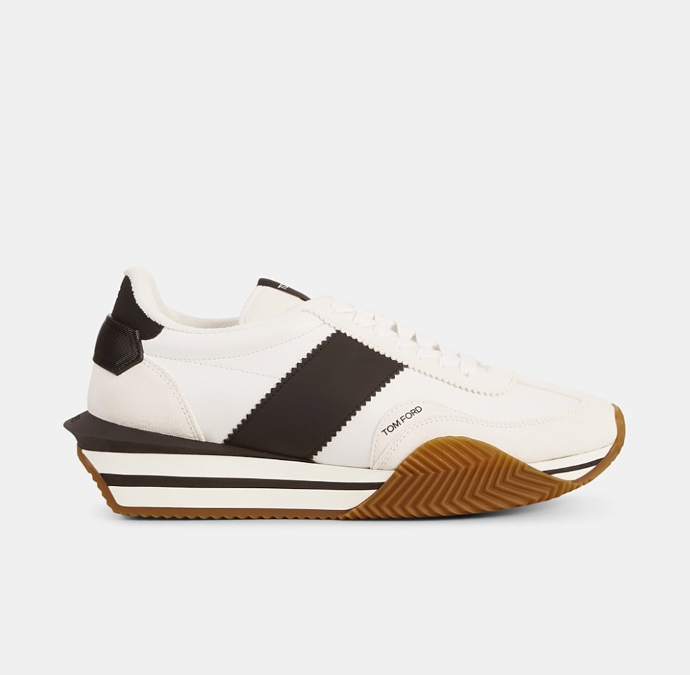 톰포드 제임스 스웨이드 스니커즈 화이트 H12팩토리