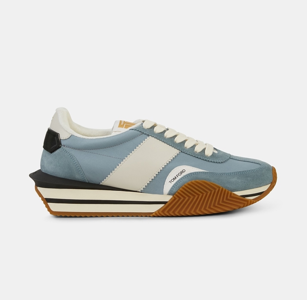 톰포드 제임스 스웨이드 스니커즈 스카이블루 H12팩토리