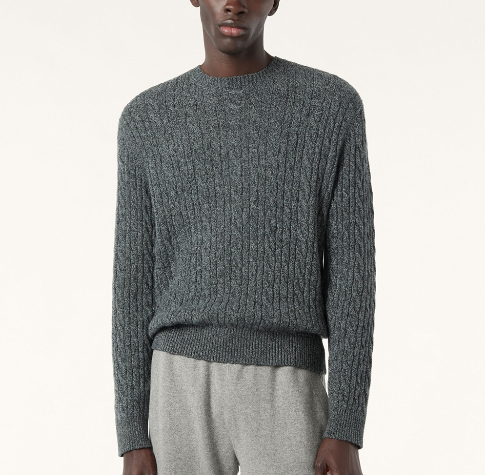 로로피아나 트레치아 크루넥 니트 TOP팩토리