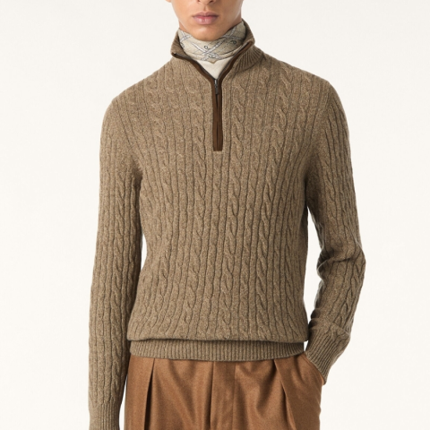 레플리카 로로피아나 트레치아 하프넥 점퍼 TOP팩토리