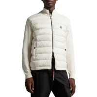 레플리카 몽클레어 남성 트리콧 믹스 패딩 가디건 탑몽팩토리