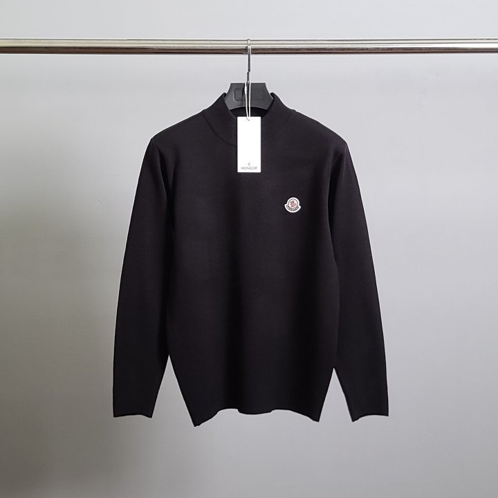 몽클레어 로고와펜 베이직 반목 니트 DM팩토리