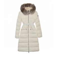 레플리카 몽클레어 보에딕 여성 패딩 화이트 브라운퍼 탑몽팩토리