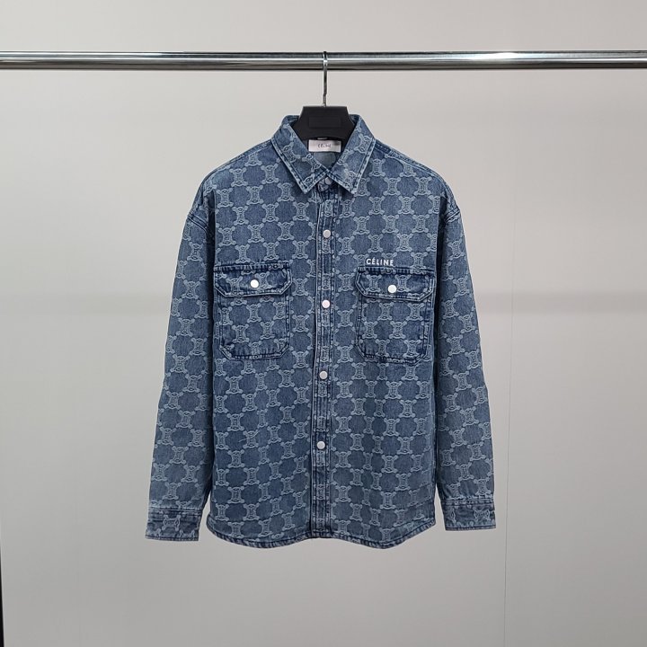 셀린느 트리오페 데님 셔츠 DM팩토리